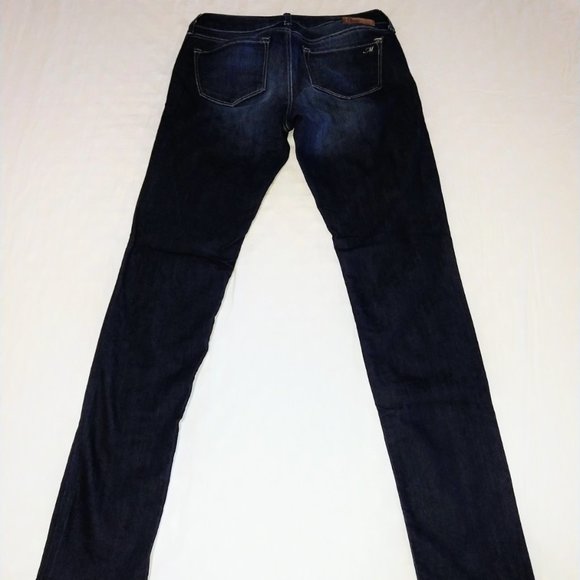 Mavi "Adriana" Mid-Rise Super Skinny Blue Jeans - Picture 5 of 8